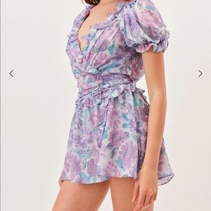 For Love and Lemons Shelly mini dress